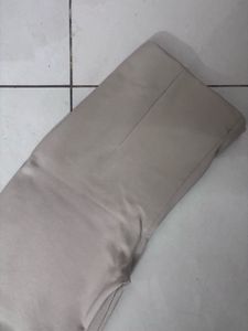 Stylish Beige Wide Leg Trousers