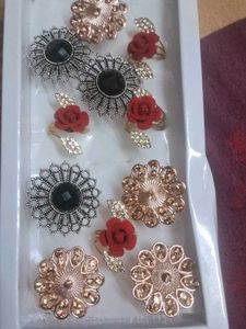 Set of 2 Designer Rings