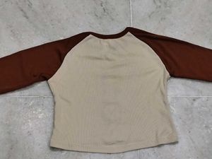 Vintage Graphic Print Long Sleeve Top