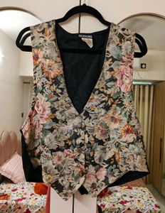 Vintage Floral Vest
