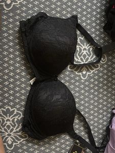 Black Lace Bra