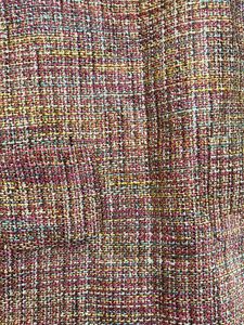 Chic Tweed Dress with Fringe Detail