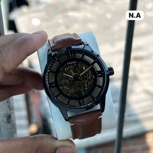 Fossil Automatic Watch with Leather Strap PREMIUM