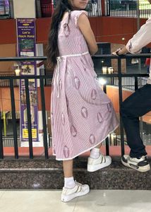 Chic Striped Midi Dress