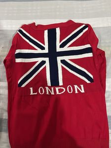 Red Union Jack Cardigan