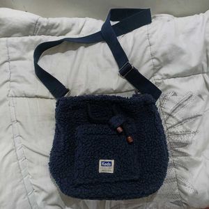 Keds Navy Teddy Bucket Bag
