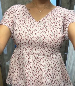 Pink Modest Top