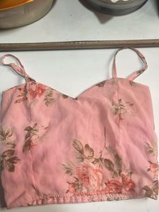 Sheer Floral Cami Top