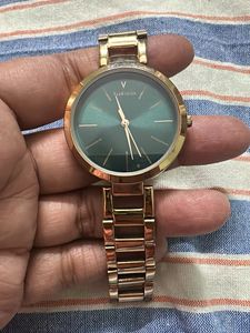 Van Heusen Rose Gold Dial Watch