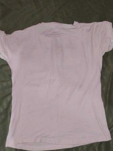 womens white t shirt ...size S