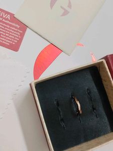 Rose Gold Diamond Ring 925 silver