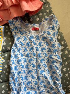 1 dress and 3 T-shirts