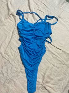 New Blue One Piece Bodysuit