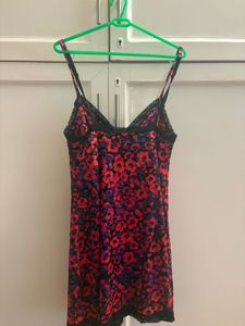 La Senza - Women's Red Floral Nightdress