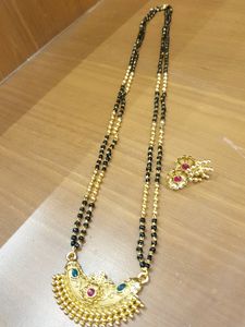 Brand New Unused Traditional Gold Mangalsutra Set