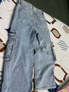 Light blue Cargo Jeans