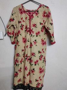 Women's Floral Print Kurta