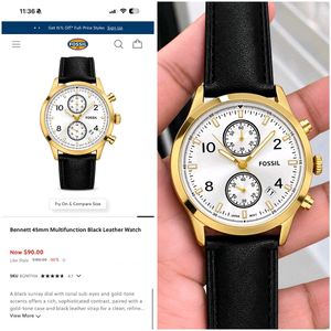 Fossil Gold Watch