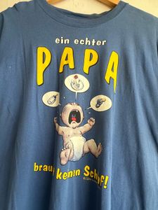Vintage Funny "Ein Echter Papa" T-Shirt