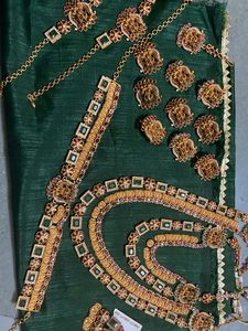 South Indian bridal set copper polish (Geru shade)