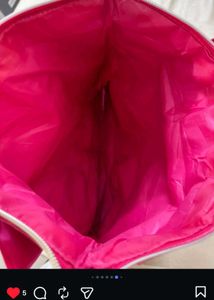 juicy couture Hot Pink Velvet Bow Tote Bag