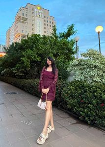 Chic Ruffled Mini Dress