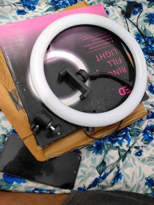 LED Ring Light with Phone Holder