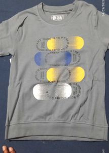 Boys Grey Graphic T-Shirt and Shorts Set