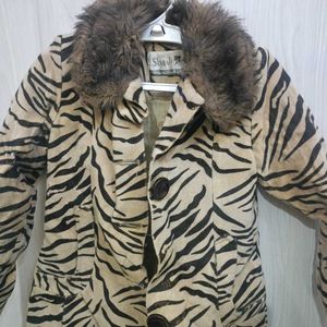 Animal Print Coat