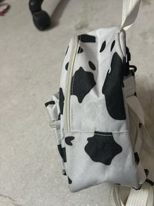 Cow Print Mini Backpack