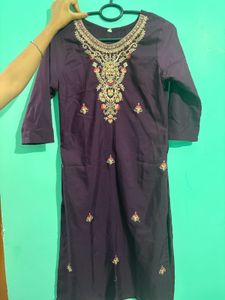 Elegant Embroidered Kurta Set