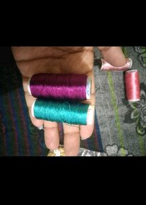 Embroidery Thread &amp; Golden Charms(100)