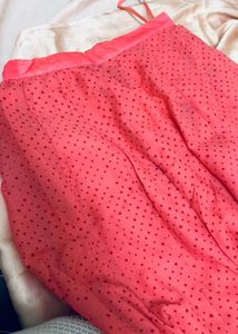 Cute Pink Polka Dot Dress bottom