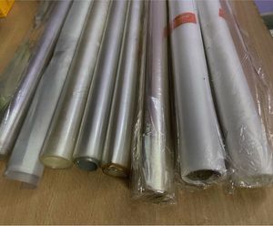 9 Book Wrapping Plastic Transparent Rolls