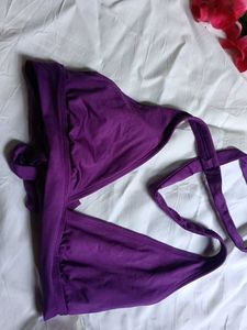 Purple Bikini Top