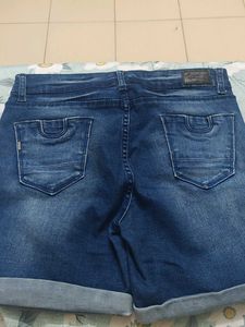 Blue Denim Shorts