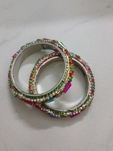 Sparkling Multi-Color Bangles