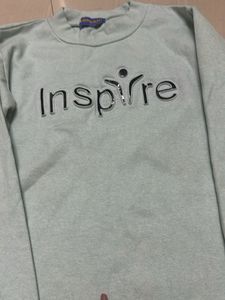 Light Blue 'Inspire' Long Sleeve Top