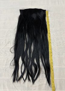 Clip-in Black Straight Hair Extensions