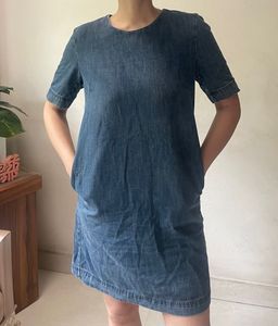 Classic Denim A-Line Dress
