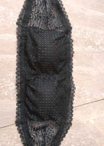 Black Lace Bandeau Bralette
