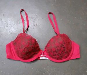 Red Lace Bra