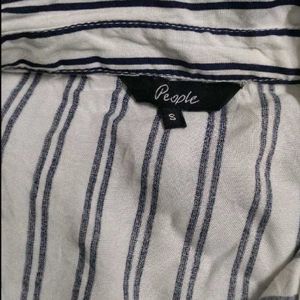 Classic Striped Button-Up Shirt