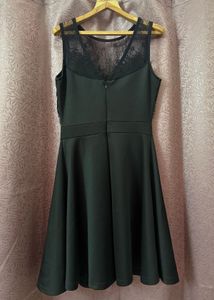 Black Sequin Mesh Party Dress