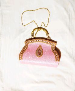 Sparkling Pink Evening Clutch