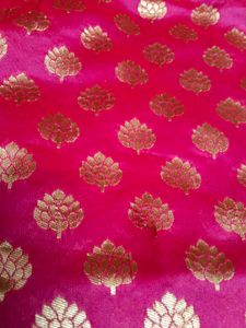Vibrant Pink Banarasi Silk Saree