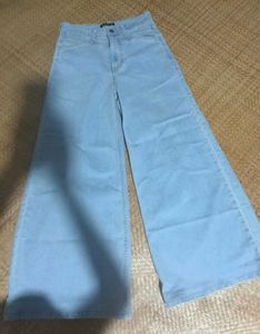 Light Wash Wide Leg Jeans
