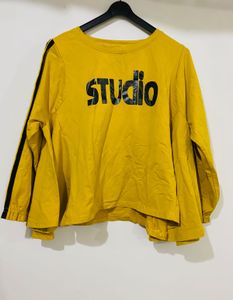 Yellow Studio Graphic Long Sleeve Top
