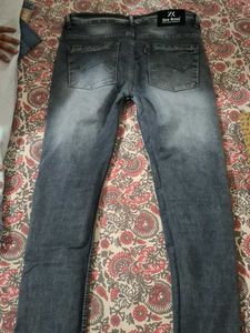 Men's Stylish Grey Washed Jeans
