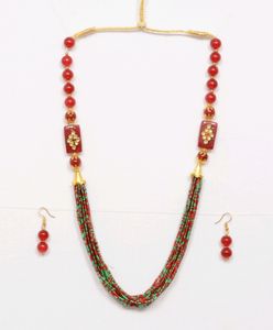 Beautiful Beads Necklace.     Jaipurjewelry, Jewelry, Jewellery, Kundanjewelry, Earrings, ChokerSet, Rings, Forever21, Girlsjewelry, Peacocknecklace, Beadsjewelry, BridalJewellery,